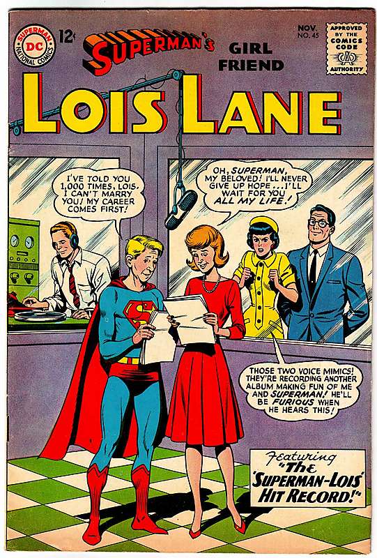 Front cover of SUPERMAN'S GIRLFRIEND LOIS LANE #45