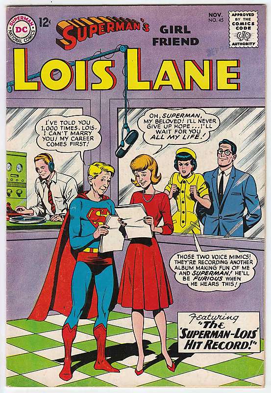 Front cover of SUPERMAN'S GIRLFRIEND LOIS LANE #45