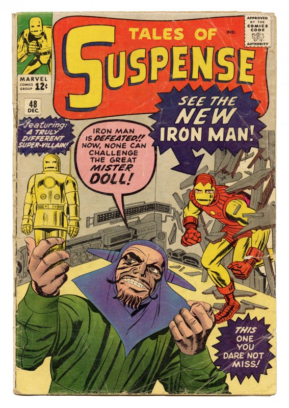 Front cover of TALES OF SUSPENSE (1959-68) #48