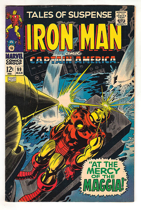 Front cover of TALES OF SUSPENSE (1959-68) #99