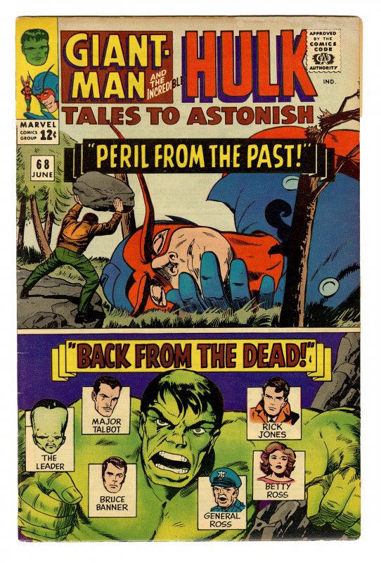 Front cover of TALES TO ASTONISH (1959-68) #68