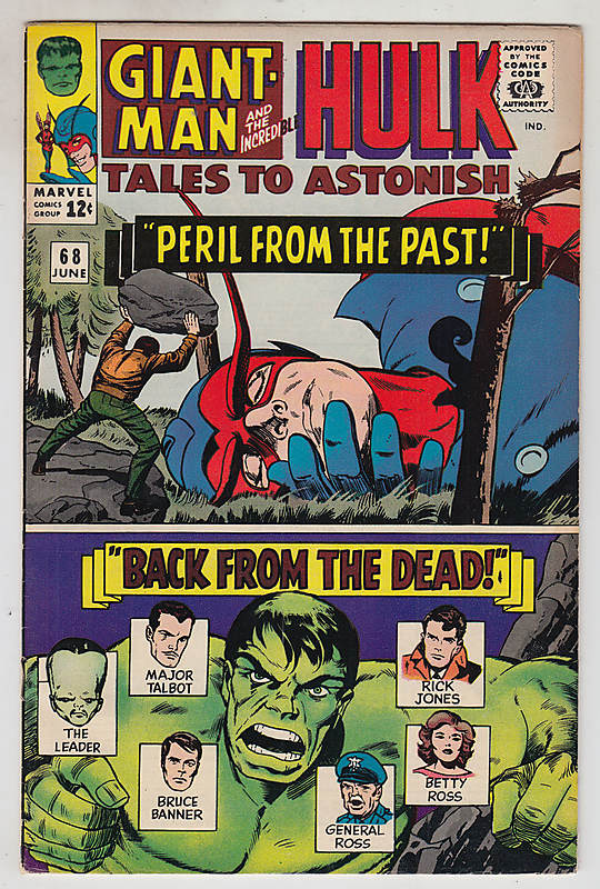Front cover of TALES TO ASTONISH (1959-68) #68
