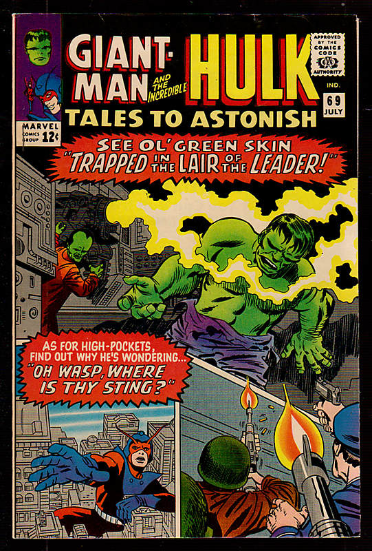 Front cover of TALES TO ASTONISH (1959-68) #69