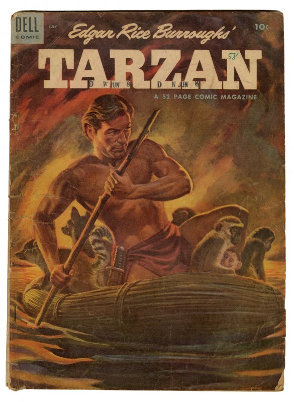 Front cover of TARZAN 1948-72 #58