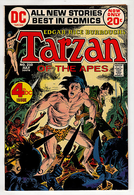 Front cover of TARZAN (1972) #210