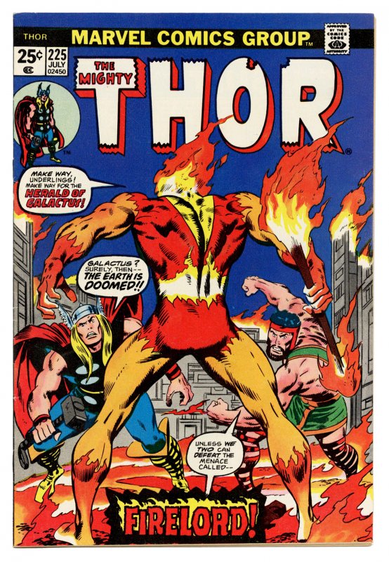 Front cover of THOR (1966-96; 2009-11) #225