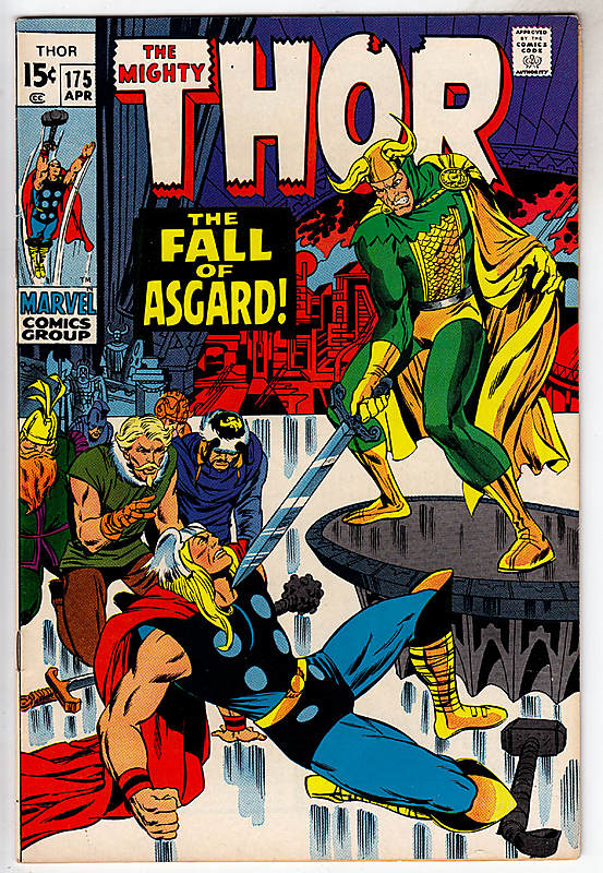 Front cover of THOR (1966-96; 2009-11) #175