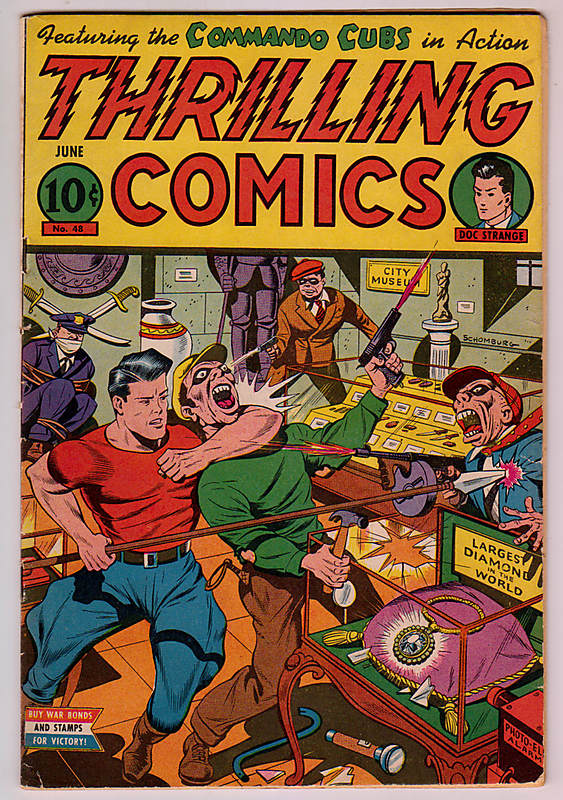 Front cover of THRILLING COMICS (1940-51) #48