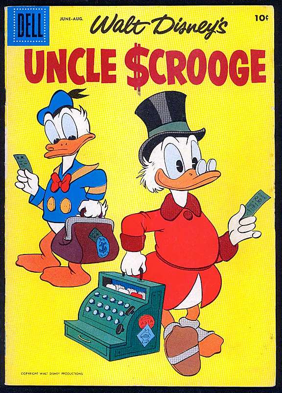 Front cover of UNCLE SCROOGE (1952-84) #22