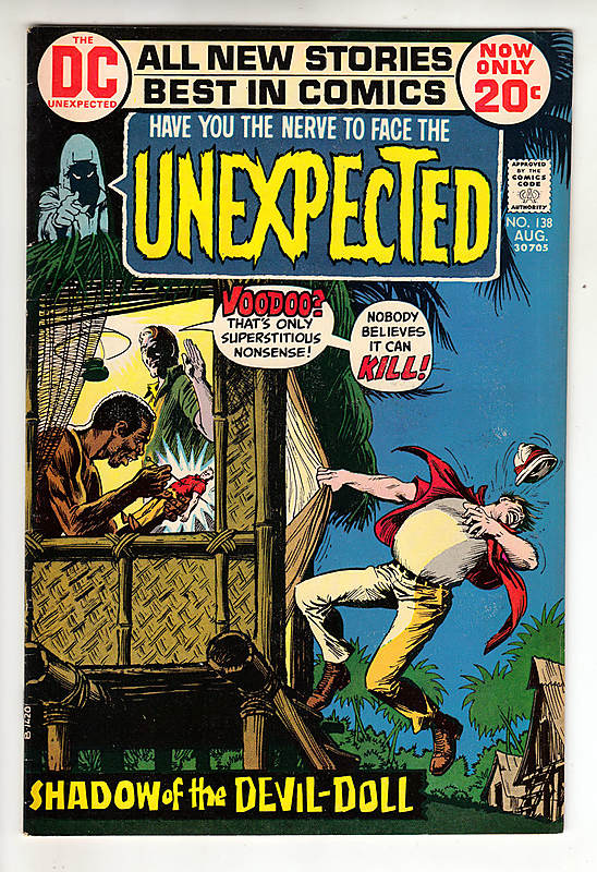 Front cover of UNEXPECTED, THE #138