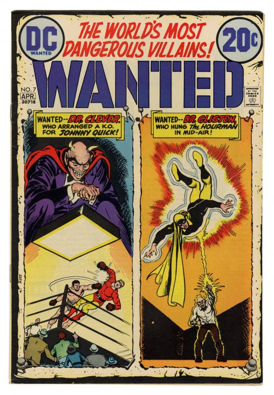 Front cover of WANTED-1972 #7