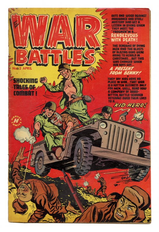 Front cover of WAR BATTLES #2