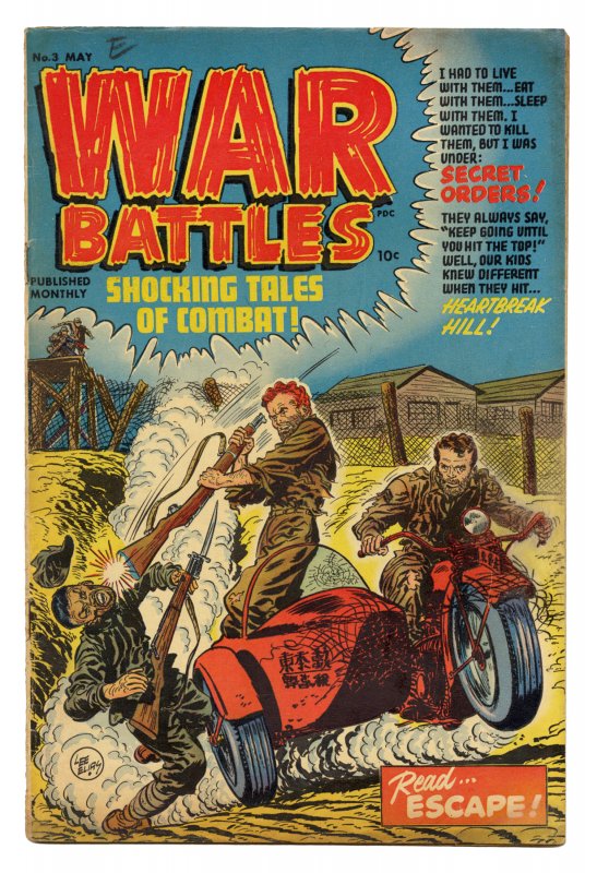 Front cover of WAR BATTLES #3