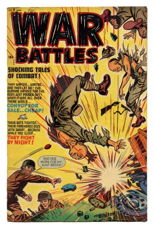 Front cover of WAR BATTLES #4