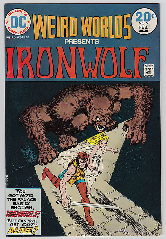 Front cover of WEIRD WORLDS 1972-74 #9