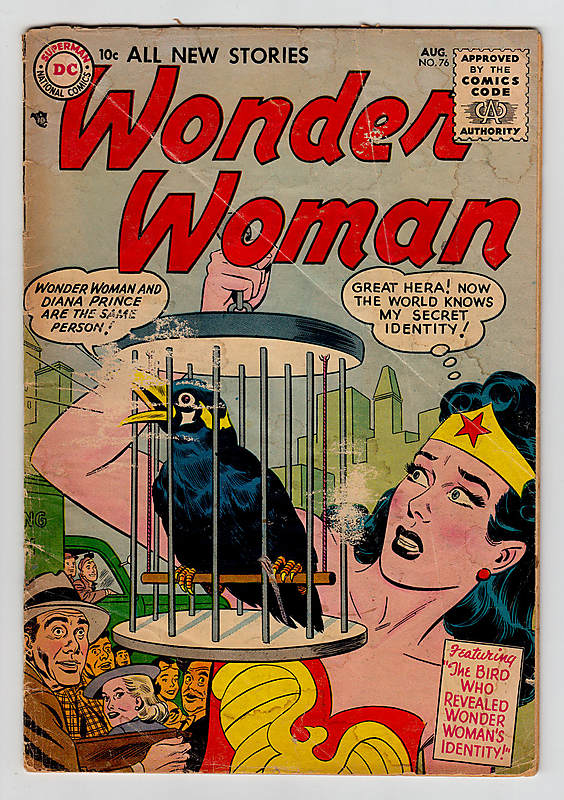 Front cover of WONDER WOMAN #76