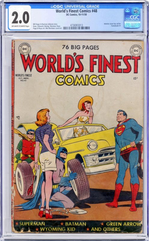 Front cover of WORLD'S FINEST COMICS (1941-86) #48