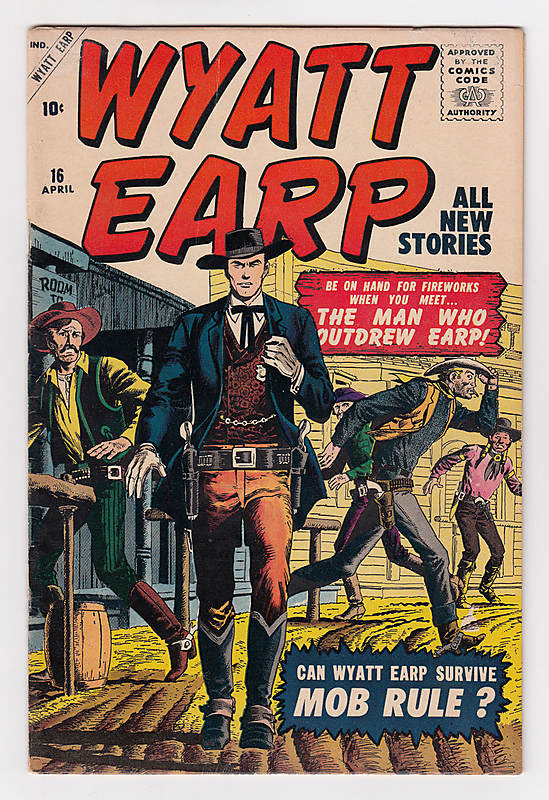 Front cover of WYATT EARP (1955-73) #16
