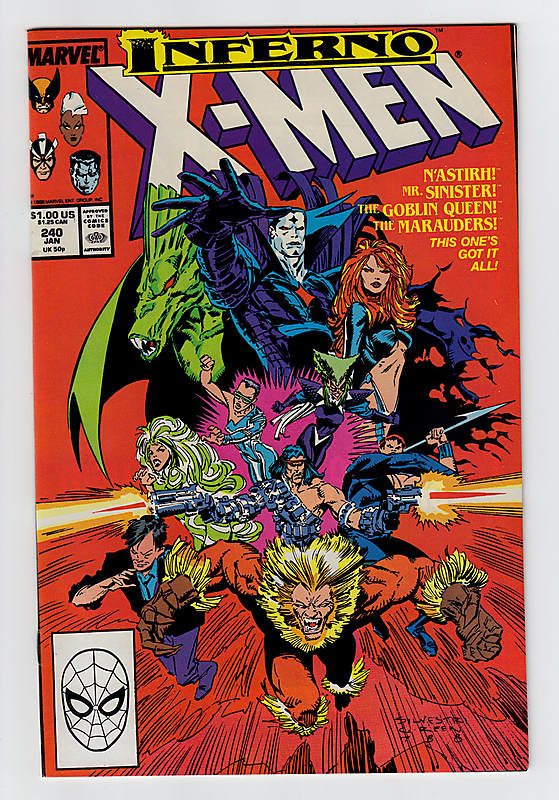 Front cover of X-MEN (1963-2011) #240