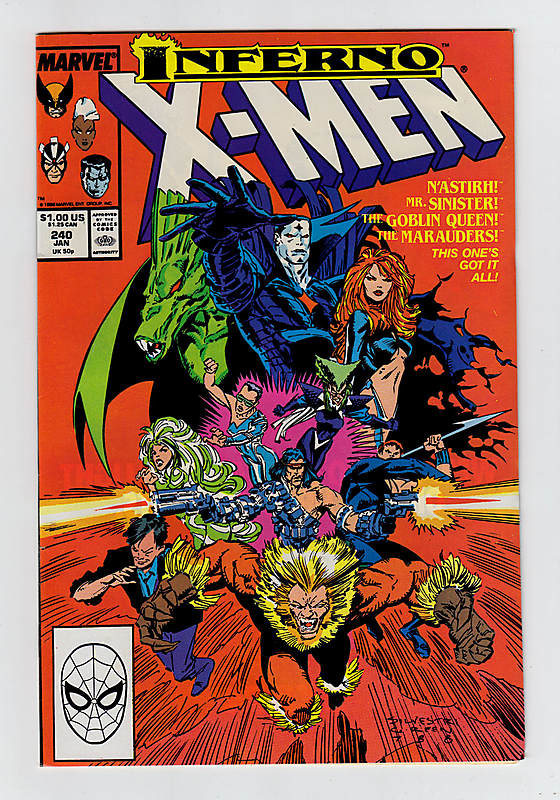 Front cover of X-MEN (1963-2011) #240