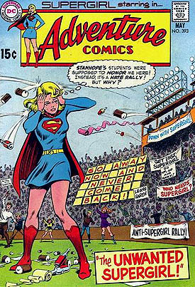 Reference image of the front cover of ADVENTURE COMICS (1938-83) #393