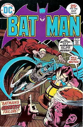 Reference image of the front cover of BATMAN (1940-2011) #265