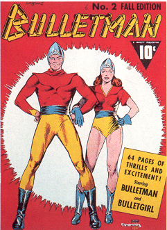 Reference image of the front cover of BULLETMAN #2