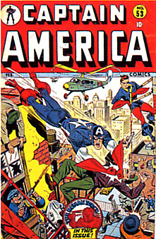Reference image of the front cover of CAPTAIN AMERICA COMICS #53