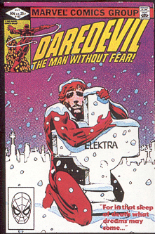 Reference image of the front cover of DAREDEVIL (1964-98) #182