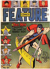 Reference image of the front cover of FEATURE COMICS #101
