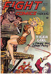 Reference image of the front cover of FIGHT COMICS (1940-54) #69