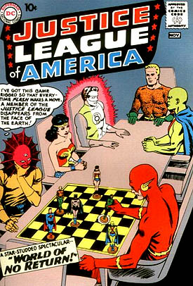 Reference image of the front cover of JUSTICE LEAGUE OF AMERICA (1960-87) #1