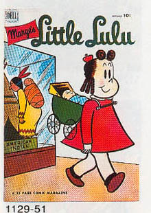 Reference image of the front cover of LITTLE LULU #51