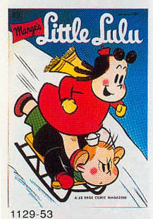 Reference image of the front cover of LITTLE LULU #53