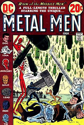 Reference image of the front cover of METAL MEN (1963) #44