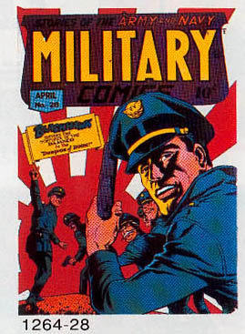 Reference image of the front cover of MILITARY COMICS #28