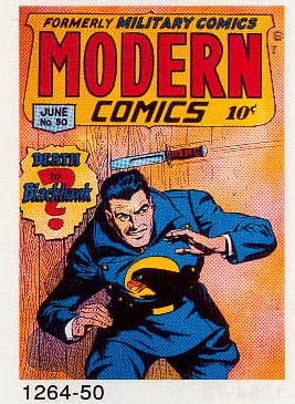 Reference image of the front cover of MODERN COMICS #50