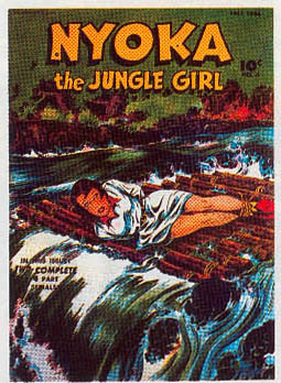 Reference image of the front cover of NYOKA, THE JUNGLE GIRL 1945-53 #4