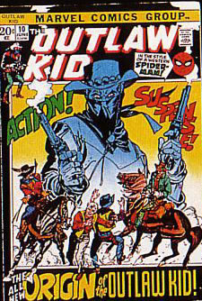 Reference image of the front cover of OUTLAW KID-1970 #10