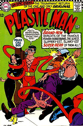 Reference image of the front cover of PLASTIC MAN 1966-77 #1