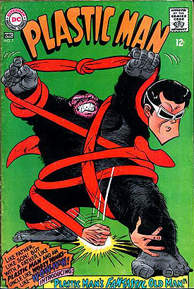 Reference image of the front cover of PLASTIC MAN 1966-77 #7