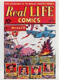 Reference image of the front cover of REAL LIFE COMICS (1941-52) #25