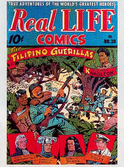 Reference image of the front cover of REAL LIFE COMICS (1941-52) #28