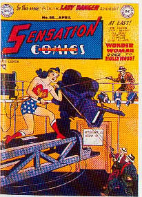 Reference image of the front cover of SENSATION COMICS #88