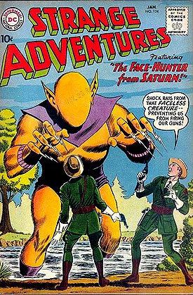 Reference image of the front cover of STRANGE ADVENTURES #124