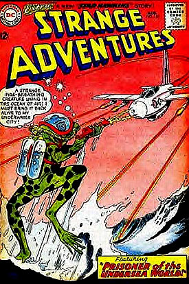 Reference image of the front cover of STRANGE ADVENTURES #155