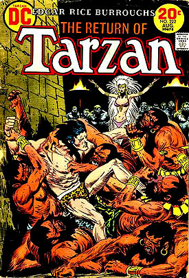 Reference image of the front cover of TARZAN (1972) #222