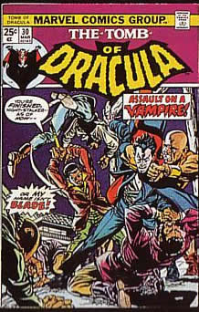 Reference image of the front cover of TOMB OF DRACULA (1972-79) #30