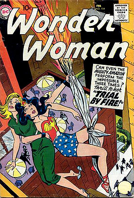 Reference image of the front cover of WONDER WOMAN #104