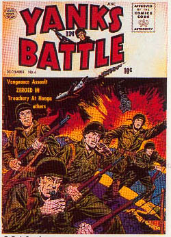 Reference image of the front cover of YANKS IN BATTLE #4